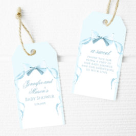 Blue Bugband Baby Dusche Danke für die Anhänger