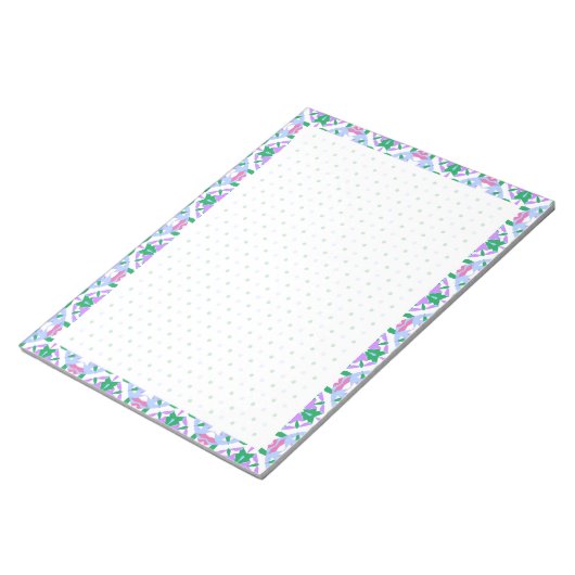 Blue BuJo Dot Grid Plan Habit Tracker Goal Planner Notizblock (angewinkelt)