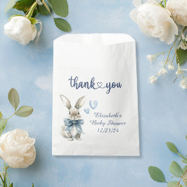 Blue Bunny Baby Dusche Geschenktütchen
