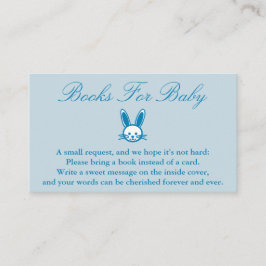 Blue Bunny Baby Showbücher für Baby Card Begleitkarte