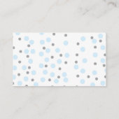 Blue Bunny Diaper Raffle Ticket Begleitkarte (Rückseite)