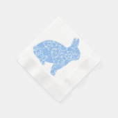 Blue Bunny Disposable Paper Napkins Serviette (Ecke)
