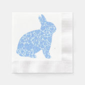 Blue Bunny Disposable Paper Napkins Serviette (Vorderseite)