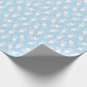 Blue Bunny Geschenkpapier (Ecke)