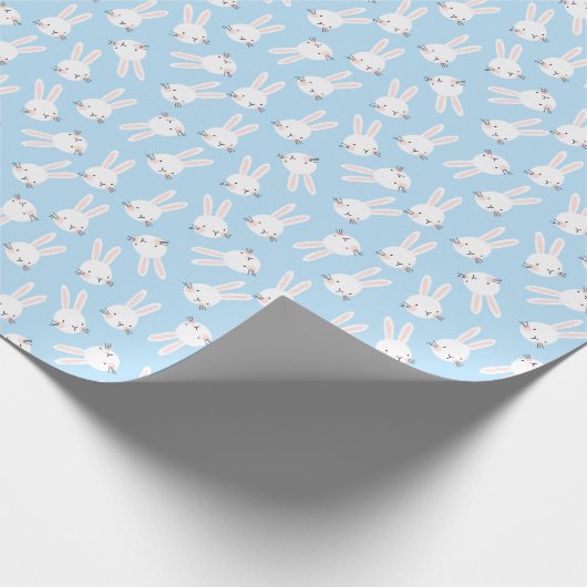Blue Bunny Geschenkpapier (Ecke)
