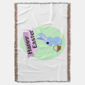Blue Bunny Happy Oaster Decke (Vorderseite Vertikal)