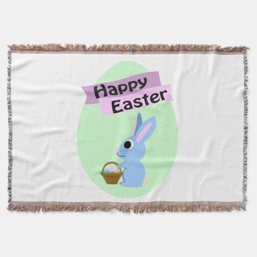 Blue Bunny Happy Oaster Decke (Vorderseite)