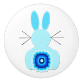 Blue Bunny Keramik Pull Keramikknauf (Vorderseite)