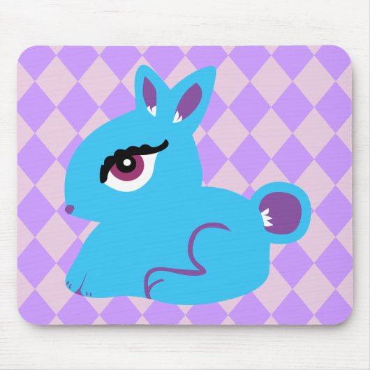 Blue Bunny Mousepad (Vorne)