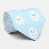 Blue Bunny Neck Tie Krawatte (Gerollt)