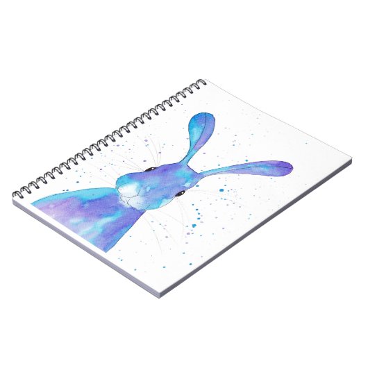 Blue Bunny Peppermint Art Note Book Notizblock (Linke Seite)