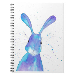 Blue Bunny Peppermint Art Note Book Notizblock