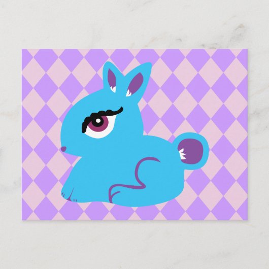 Blue Bunny Postkarte (Vorderseite)