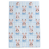 Blue Bunny Rabbit Geschenk Mittlere Geschenktüte (Rückseite)