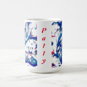 Blue Bunny Rabbit Kaffeetasse (Mittel)