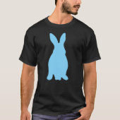 Blue Bunny Rabbit T-Shirt (Vorderseite)