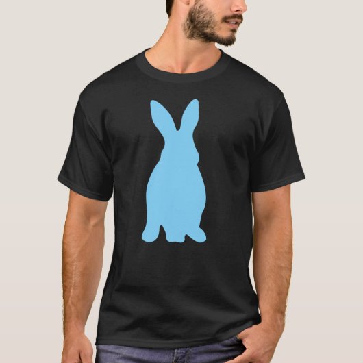 Blue Bunny Rabbit T-Shirt (Vorderseite)