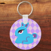 Blue Bunny Schlüsselanhänger (Vorderseite)