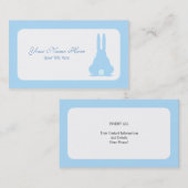 Blue Bunny Visitenkarte (Vorne/Hinten)