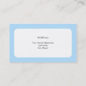 Blue Bunny Visitenkarte (Rückseite)