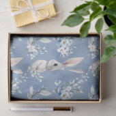 Blue Bunny Wishes – Custom Easter Wrapping Paper Seidenpapier (Geschenk)