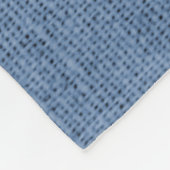 Blue Burlap Hund Mama Fleece Blanket (Ecke)