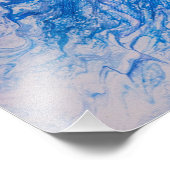 Blue Burst Fotodruck (Ecke)