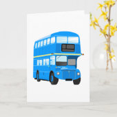 Blue Bus Karte (Gelbe Blume)