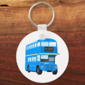 Blue Bus Schlüsselanhänger (Vorderseite)