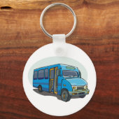 Blue Bus Schlüsselanhänger (Vorderseite)