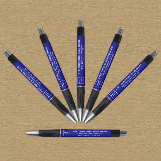 Blue Business Brand auf Pen Kugelschreiber
