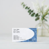 Blue Business Card für elektronische Schaltungen Visitenkarte (Stehend Vorderseite)