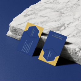 Blue Business Card für Unternehmen Visitenkarte