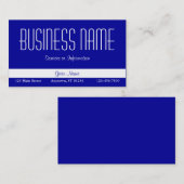 Blue Business Card Visitenkarte (Vorne/Hinten)