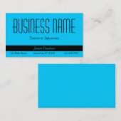 Blue Business Card Visitenkarte (Vorne/Hinten)