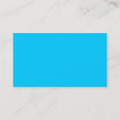 Blue Business Card Visitenkarte (Rückseite)