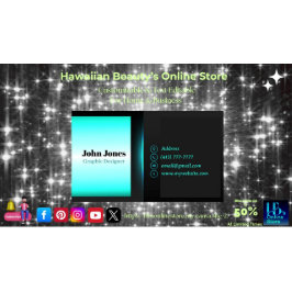 Blue Business Cards 16 Pack mit 100 Stück Visitenkarte