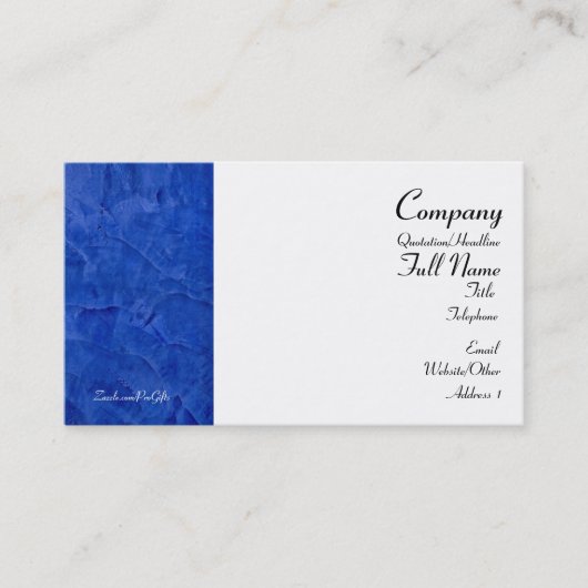 Blue Business Cards Visitenkarte (Vorderseite)