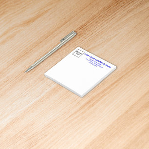 Blue Business Schriftart White Square Beitrag Post-it Klebezettel