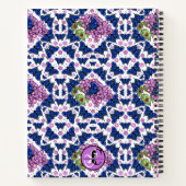Blue Butterfats Lila Lilacs Ladybugs Journal Notizblock (Rückseite)