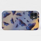 Blue Butterfats Sunrise Case-Mate iPhone Hülle (Rückseite (Horizontal))