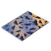 Blue Butterfats Sunrise Notizblock (Linke Seite)