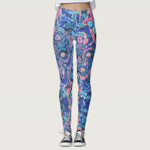 Blue Butterfells Psychedelic Dream Leggings