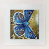 Blue butterflies 040724IREF106 - Watercolor Puzzle (Horizontal)