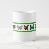 Blue Butterflies (Bridget Collection) Jumbo-Tasse (Vorderseite)