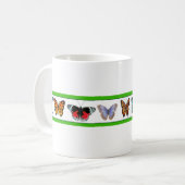 Blue Butterflies (Bridget Collection) Kaffeetasse (Vorderseite Links)