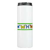 Blue Butterflies (Bridget Collection) Thermosbecher (Rückseite)
