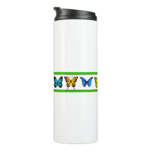 Blue Butterflies (Bridget Collection) Thermosbecher