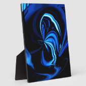 Blue Butterfly Abstrakt Fotoplatte (Seite)