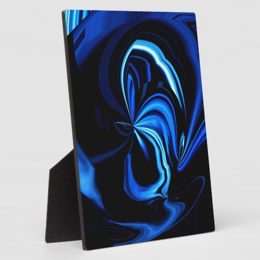 Blue Butterfly Abstrakt Fotoplatte (Seite)